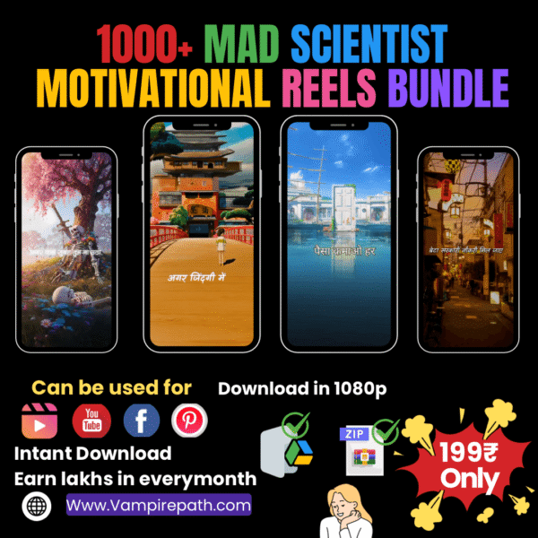 1000+ AI Mad Scientist Motivational Reels! 🚀