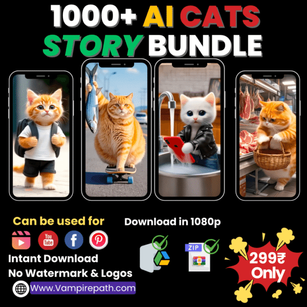 1000+ AI Cats Story Bundle